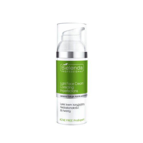 Bielenda Professional Acne Free ProExpert Lekki krem do twarzy korygujący niedoskonałości 50 ml