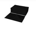 Ręcznik fryzjerski jednorazowy z włókniny perforowanej CZARNY 70 x 40 cm - 100 szt