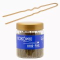 Iza Kokówki szpilki fryzjerskie karbowane złote matowe 75 mm 500 g