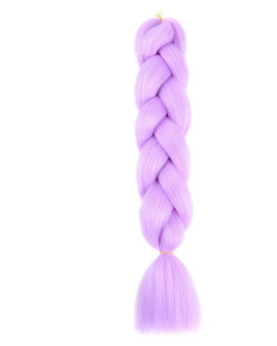 Włosy syntetyczne do warkoczyków A30 Jasny fiolet 120 cm 100 g