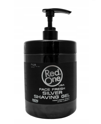 RedOne Face Fresh Silver Żel do golenia z pompką 1000 ml