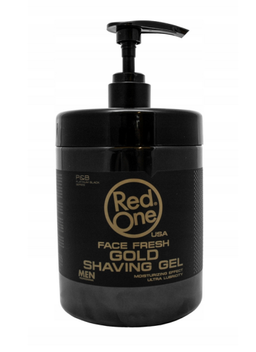 RedOne Face Fresh Gold Żel do golenia z pompką 1000 ml