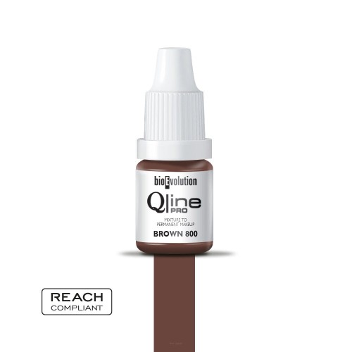 Qline Pro Barwnik do makijażu permanentnego 800 Brown 5 ml