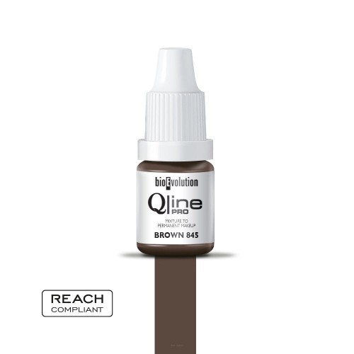 Qline Pro Barwnik do makijażu permanentnego 5 ml Brown 845