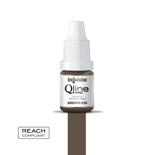 Qline Pro Barwnik do makijażu permanentnego 5 ml Brown 830