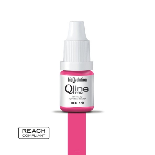 Qline Pro Barwnik do makijażu permanentnego 5 ml Red 770