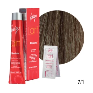 Vitalitys Art Absolute Farba do włosów 7/1 Popielaty Blond 100 ml 