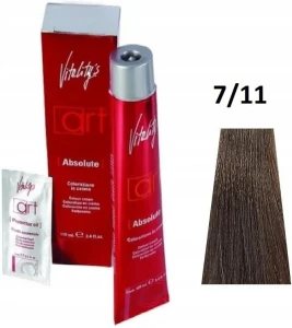 Vitalitys Art Absolute Farba do włosów 7/11 Głęboki Popielaty Blond 100 ml