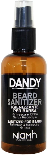 Spray dezynfekujący do odświeżania i nawilżania brody bez spłukiwania Dandy Beard Sanitizer - 100 ml
