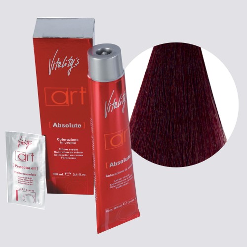 Farba do włosów Absolute 5/68 Jasno Brązowa Fioletowa Czerwień Vitalitys 100 ml