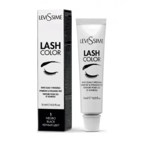 LeviSsime Farbka do brwi i rzęs 15 ml Czarna
