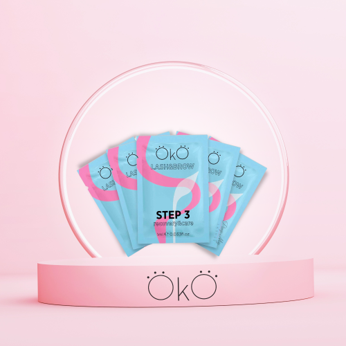 OkO Step 3 Recovery Care Saszetki do laminacji rzęs i brwi 5 x 1 ml
