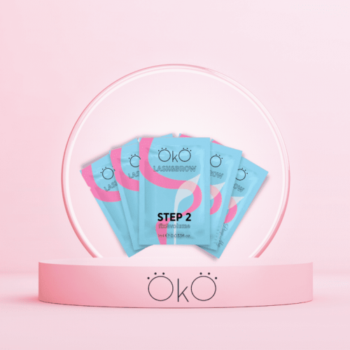 OkO Step 2 Fix Volume Saszetki do laminacji rzęs i brwi 5 x 1 ml