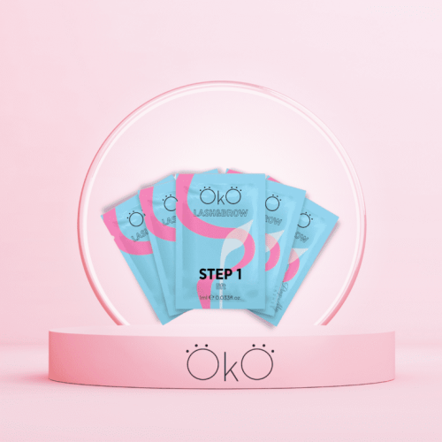 OkO Step 1 Lift Saszetki do laminacji rzęs i brwi 5 x 1 ml