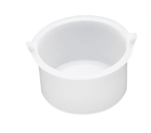 Miseczka silikonowa na wosk depilacja 400 ml biała