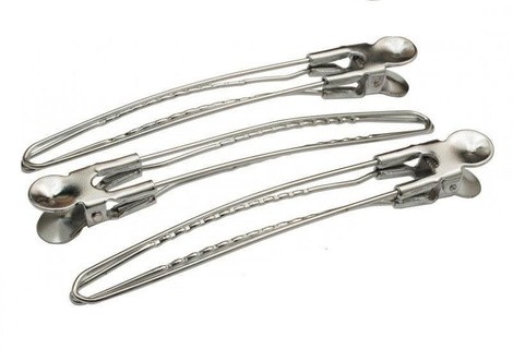 Kiepe Klipsy fryzjerskie metalowe 12 szt
