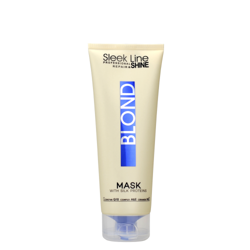 Stapiz Sleek Line Blonde Maska do włosów blond,siwych oraz rozjaśnianych 250 ml