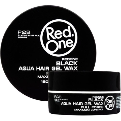 RedOne Aqua Hair Gel Wax Black Wosk do stylizacji włosów 150 ml