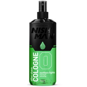NishMan Barber After Shave 0 Woda kolońska w sprayu Northern Lights 400 ml