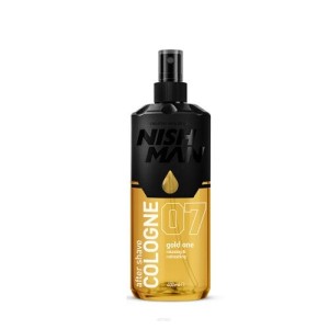 NishMan Barber After Shave 07 Woda kolońska w sprayu Gold One 400 ml 