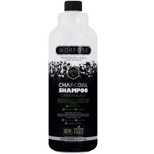 Morfose Carbon Black Szampon oczyszczający do włosów z węglem aktywnym bez SLS 1000 ml