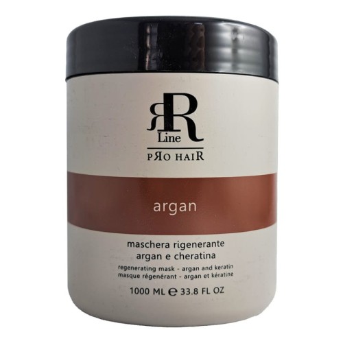 RR Line Argan Maska regenerująca do włosów zniszczonych z keratyną i arganem 1000 ml