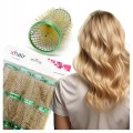 Xhair Wałki do włosów metalowe ze szczotką 32 mm 12 szt