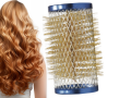 Xhair Wałki do włosów metalowe ze szczotką 40 mm 12 szt