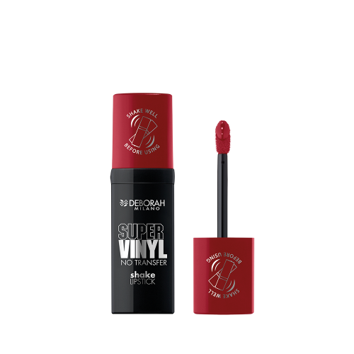 Deborah Milano Super Vinyl Szminka do ust w płynie 05 Ruby Red