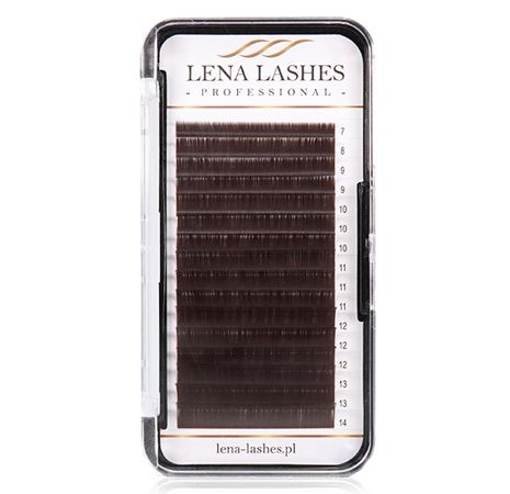 Lena Lashes Rzęsy Dark Brown do metody objętościowej M 0,07 - 7 mm