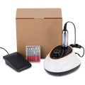 Frezarka do paznokci 65W do manicure i pedicure biało-czarna M5 35 000 obrotów