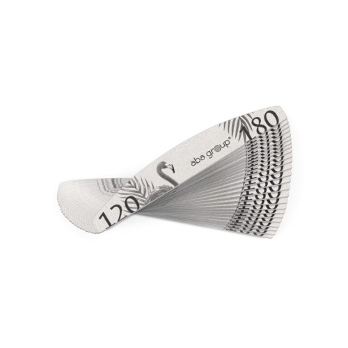 Aba Group Pilnik do paznokci półksiężyc 120/180 standard 25 szt