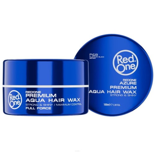 RedOne Premium Aqua Hair Wax Azure Blue Wosk do włosów bardzo mocny 100 ml