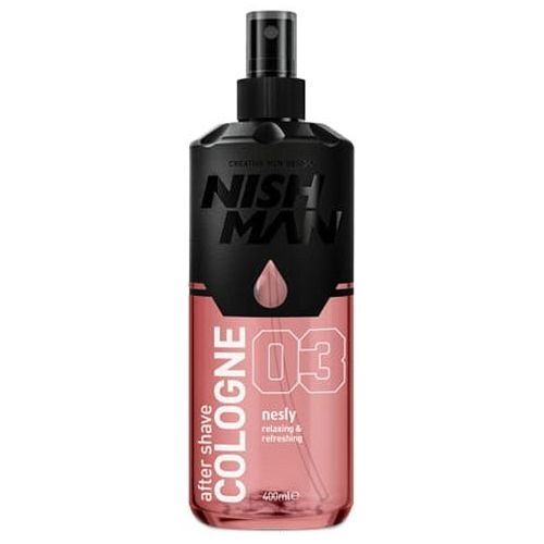 Nischman Barber After Shave Woda kolońska w sprayu No.03 Nesly 400 ml