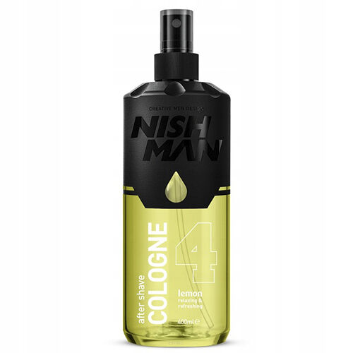 Nischman Barber After Shave Woda kolońska w sprayu No.04 Lemon 400 ml
