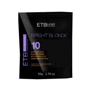 ETB Bright Blonde Wegański proszek rozjaśniający z fioletowym pigmentem 10 tonów 500 g