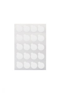 Naklejki zabezpieczające szkiełko do  kleju 56 sztuk 1,5cm