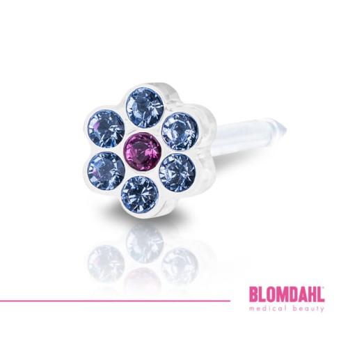 BLOMDAHL kolczyk przekłuciowy Daisy Alexandrite/ Rose 5 mm_12-0114-46.jpg