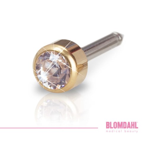 BLOMDAHL kolczyk przekłuciowy Bezel Crystal 4 mm